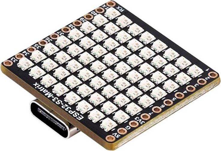 Typecat ESP32-S3 Micro-Development Board HAT 8x8 LED Matrix Wi-Fi+