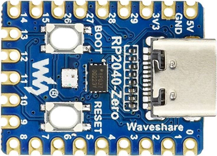 Typecat RP2040-Zero Microcontroller Board Dual Core