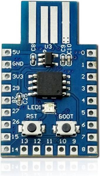 Typecat Flash Raspberry Pi Mikrocontroller Entwicklungsboard RP2040 4 MB