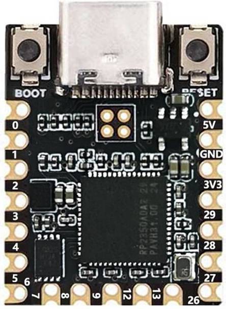 Melitt RP2350 Development Board 0.42 Inch OLED Display