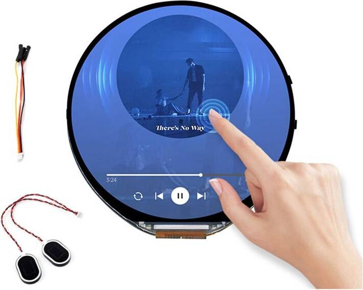Typecat ESP32-S3 1.85 Inch Round Display Development Board