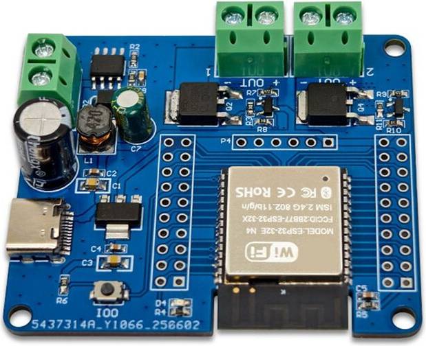Melitt ESP32-32E Dual-Channel MOS Module