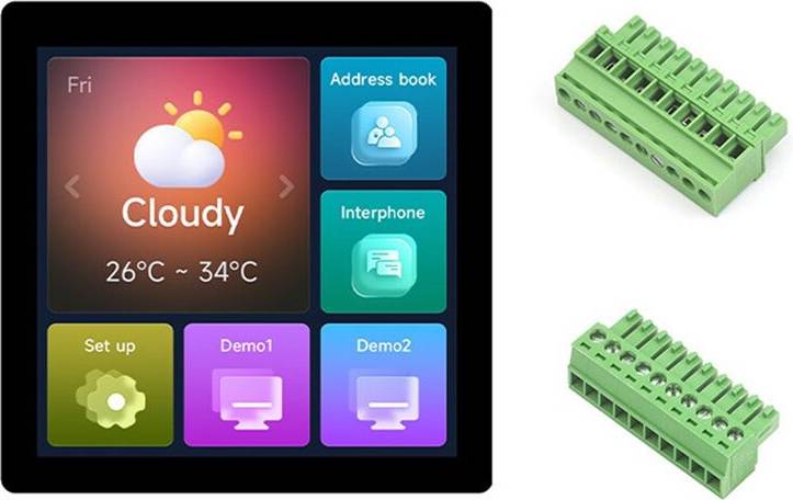 Exogio ESP32 S3 Development Board 4 Inch LCD Touch Display