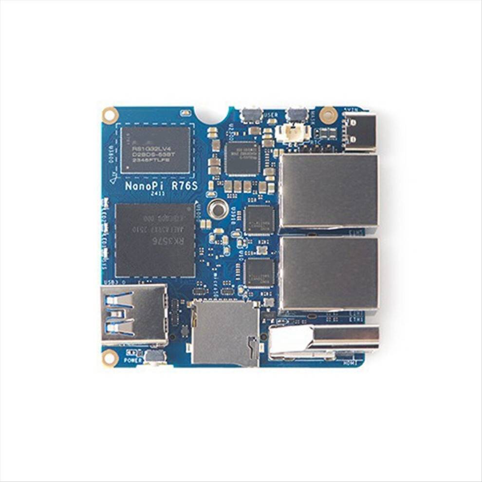 Exogio NanoPi R76S Development Board Dual 2.5G Ethernet Port