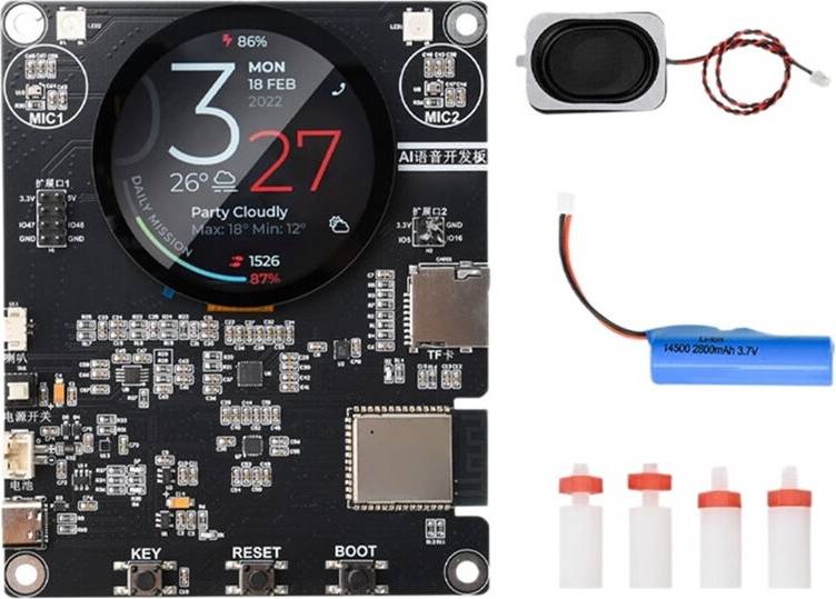 Kepptory ESP32-S3 AI Development Board 1.85 Inch LCD Screen