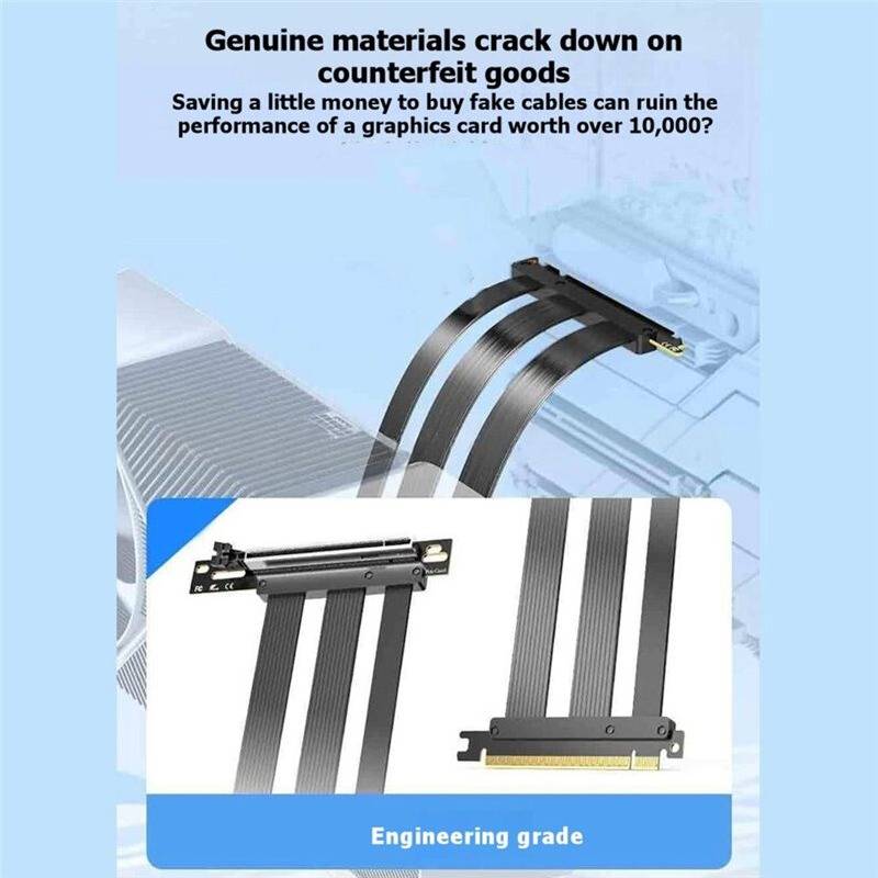 PCIe 5.0 X16 Riser Cable 25CM