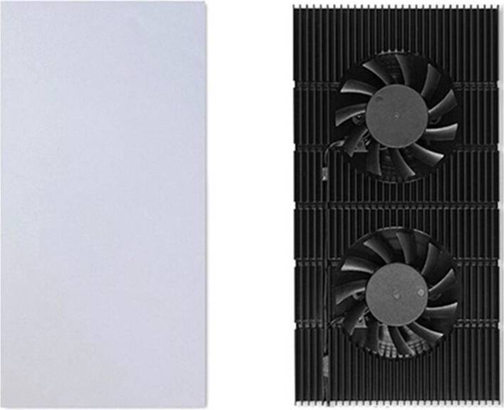 Rtx 3070 GPU Backplane Radiator Panel Aluminum Cooling Backplate