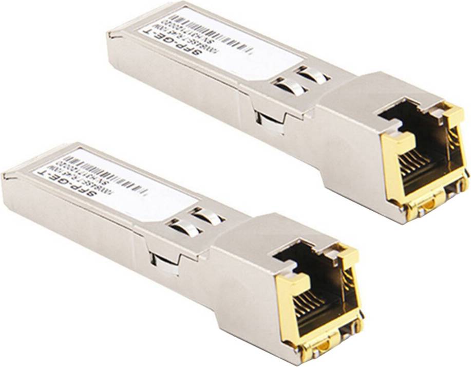 SFP Module RJ45 Switch Gbic 10 100 1000 2Pcs
