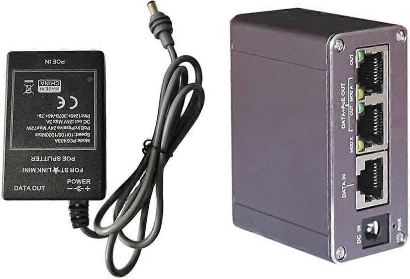Mini 24V DC Input POE Injector Splitter