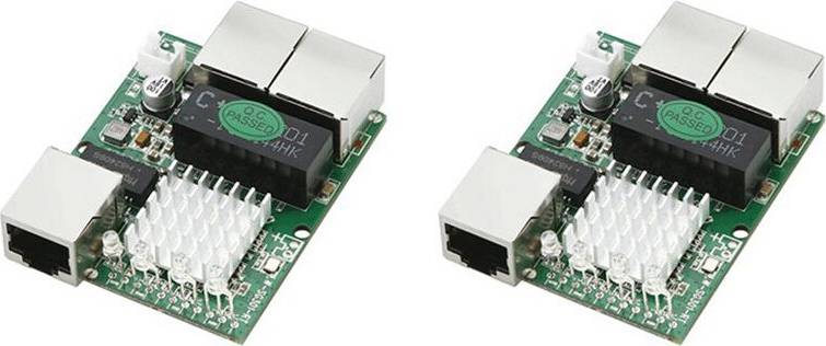 Industrial-Grade Min Three-Port 1000M Gigabit RJ45 Module