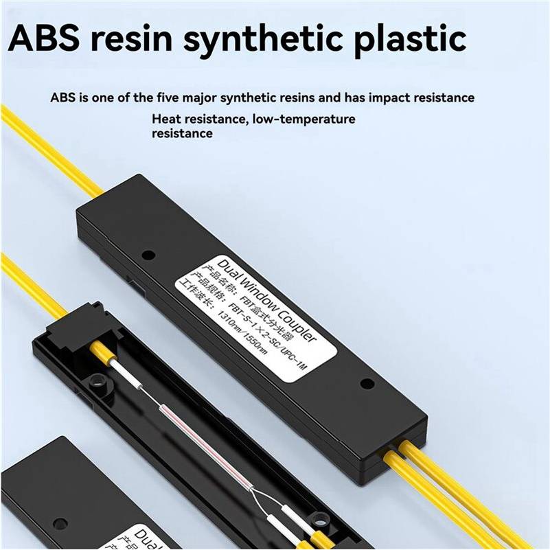 Ethernet splitter Fiber Optical Splitter Dual Window Coupler