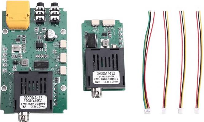 Saudism 100KM TTL Optical Transceiver Module Kit