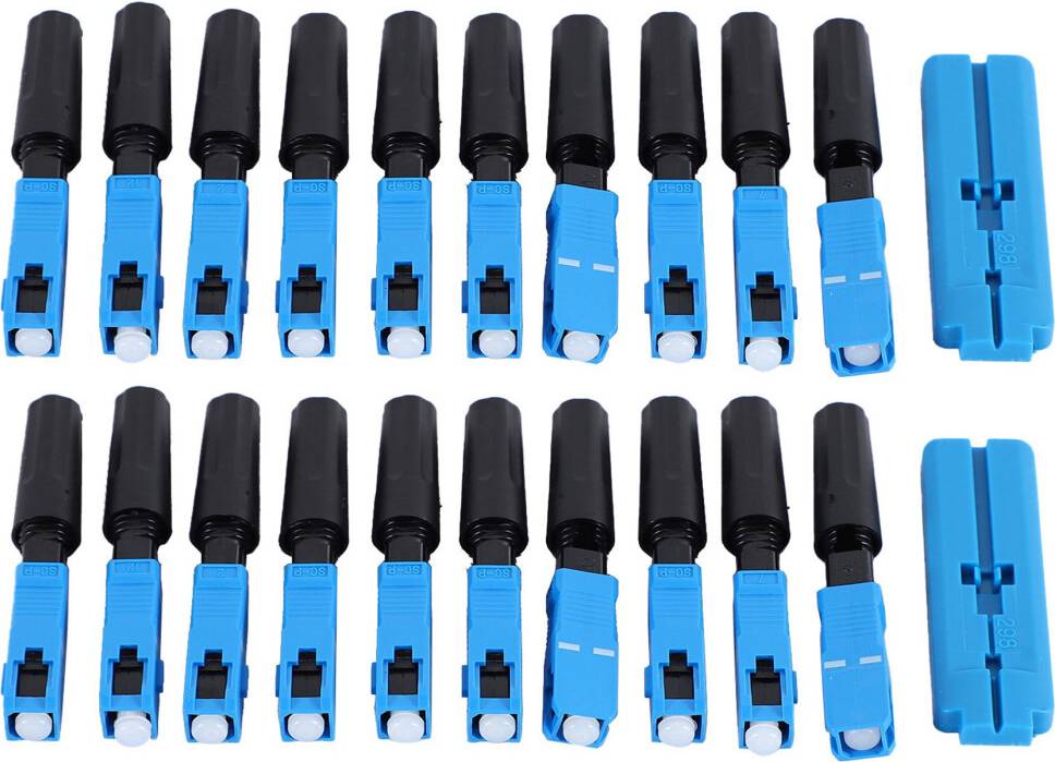 50 Pcs Embedded SC UPC Fiber Optic Fast Connector