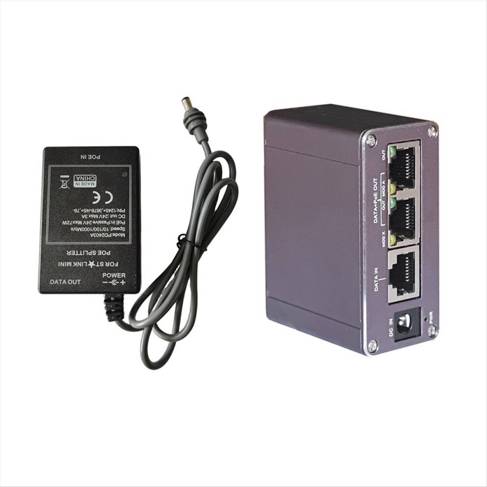 24v poe Jehiatek Mini 24V DC Input POE Injector Splitter