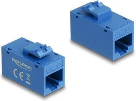 DeLock 90642 Keystone-modul RJ45 CAT 6A UTP - Blå