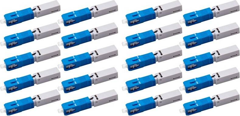 20Pcs Fast Connector UPC Singlemode Adapter