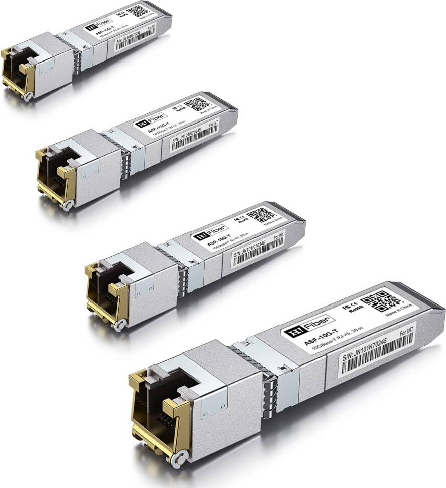 Sfp +rj45 10g 4-Pack 10Gb SFP+ RJ45 Transceiver