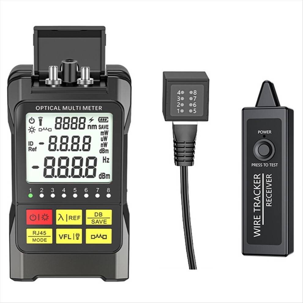 Fiber Mini Optical Power Meter 100mW RJ45 Tester