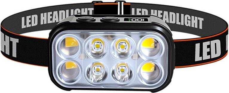 Sensor pannlampa Typecat Rechargeable LED Headlamp LED Motion Sensor