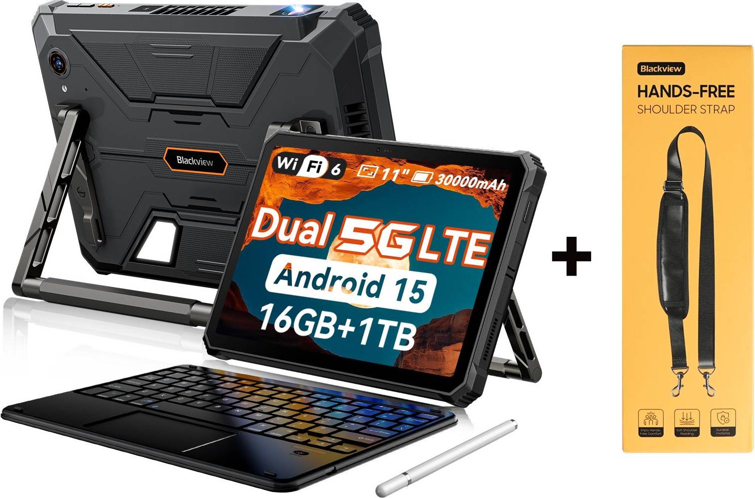 Blackview Active 12 Pro Rugged Android 15 Tablet