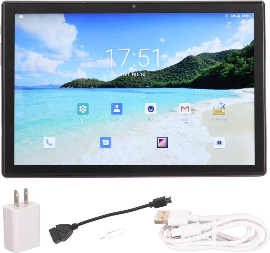 Android tablet 10.1 Android Tablet 10,1 Tommer med Octa-Core-Processor