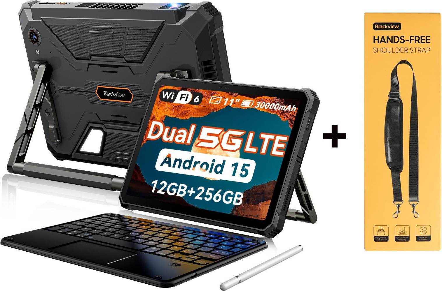 Blackview Active 12 Pro Rugged Android 15 Tablet