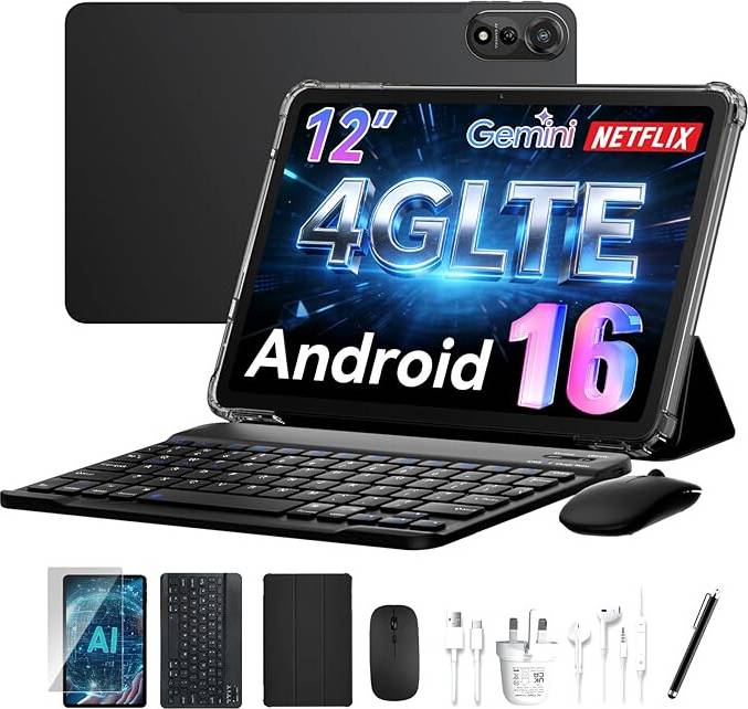 Android tablet android 12 N90 Android 16 12 Inch Tablet