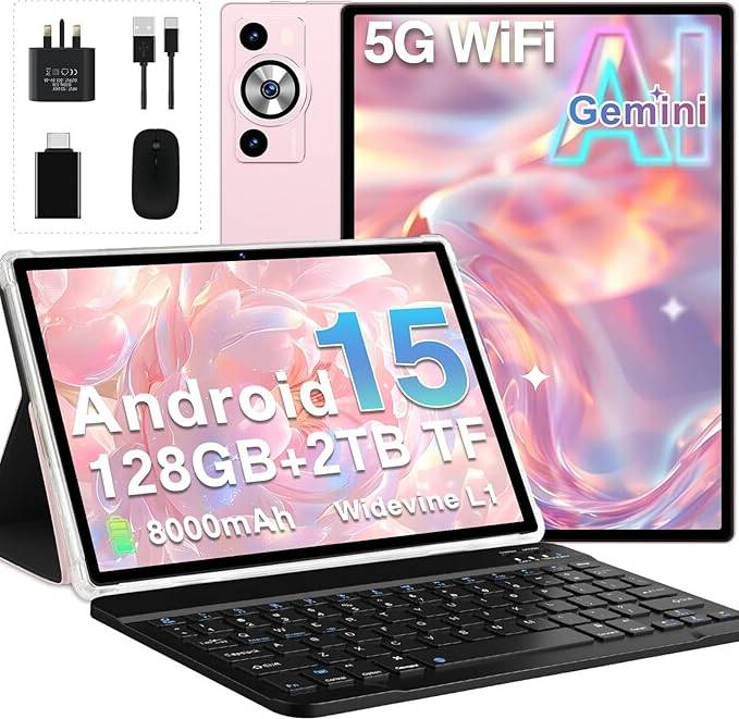 2026 Tablet 10 Inch Android 15 Gemini AI