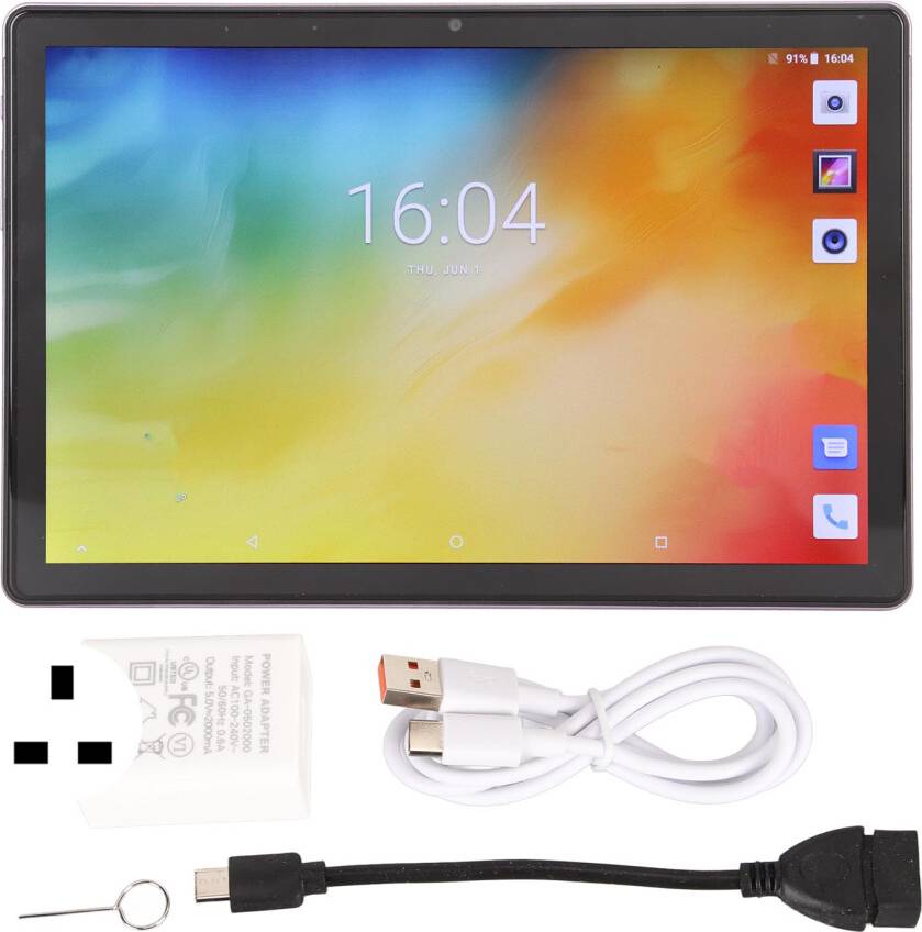 WiFi-6 Android Tablet PC IPS Full HD Dual Camera