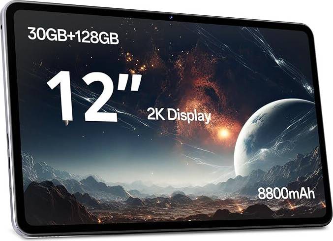 SVITOO 12 Inch Android 16 Tablet with Gemini AI