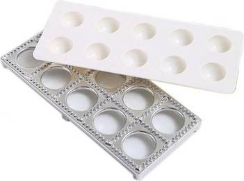 Sodial Italian Pasta Mold Ravioli Tray Plate Pin Square Edges Frame