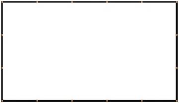 Sodial Portable Projector Screen Simple Curtain Light 120 Inches