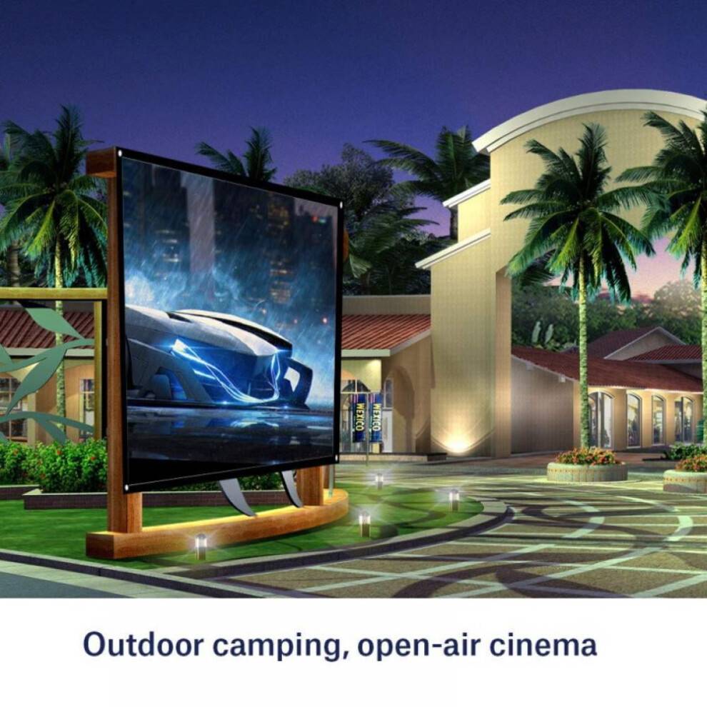 4k projector for home 72 Inch 4K Portable Projector Screen