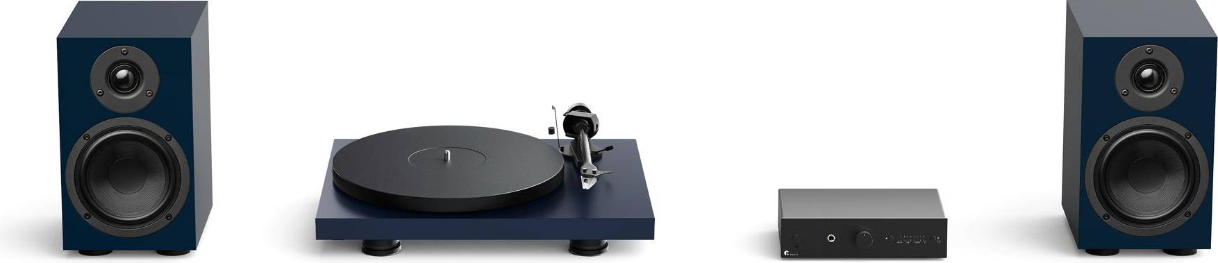 Pro-Ject Colourful Audio System 2 All-in-One Hi-Fi Analog Turntable Stereo System