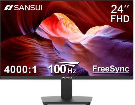 Pc monitors 24 Inch 100Hz PC Monitor Ultra-Slim