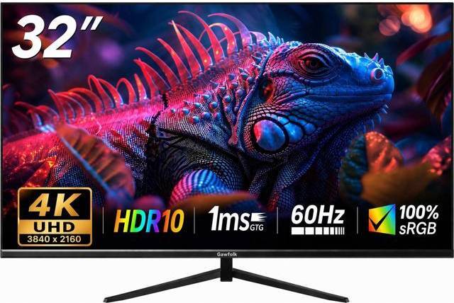 Pc monitors 32 Inch 4K UHD PC Monitor 60Hz