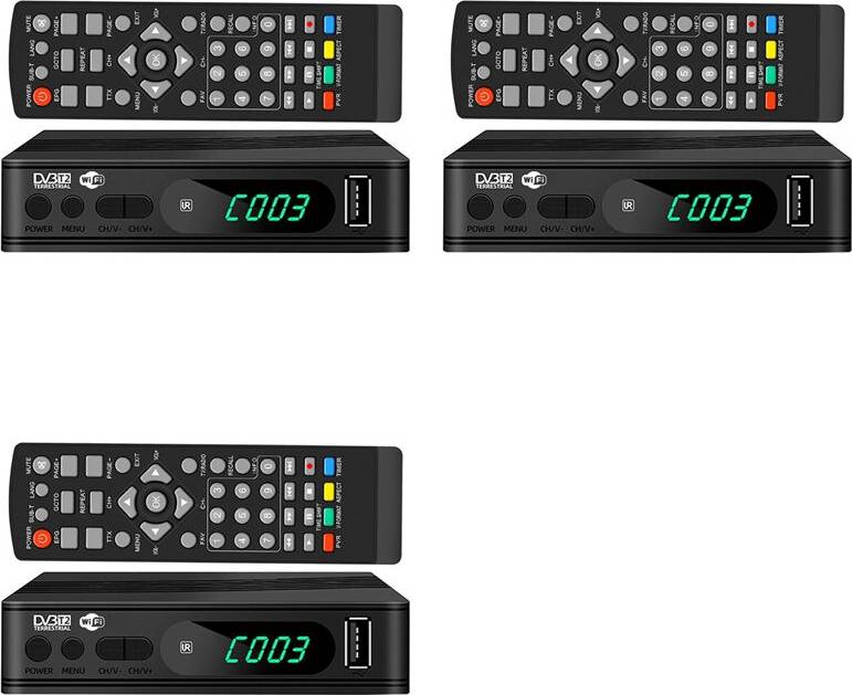 DVB-T2 Terrestrial Satellite Tuner Decoder
