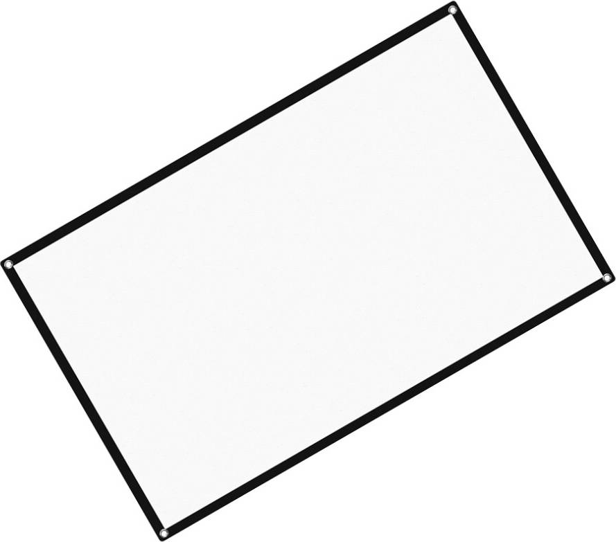 Inoomp Outdoor Folding Projector Screen 60 Inch
