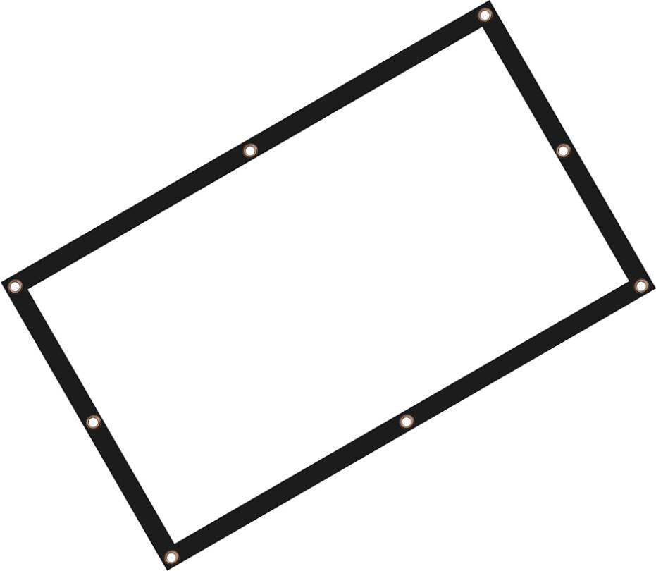 Projector screen 120 Happyyami Projector Screen 120 Inch Foldable Portable