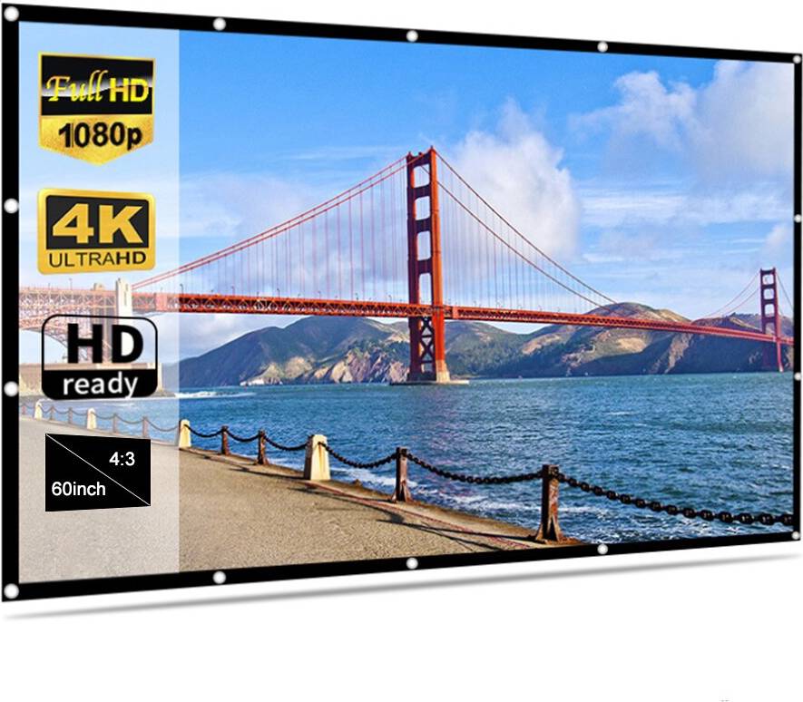 Projector 3D HD 4X3 Screen