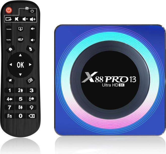 X88 Acrylic X88 Pro 13 Android 13 Smart Network Set-Top Box