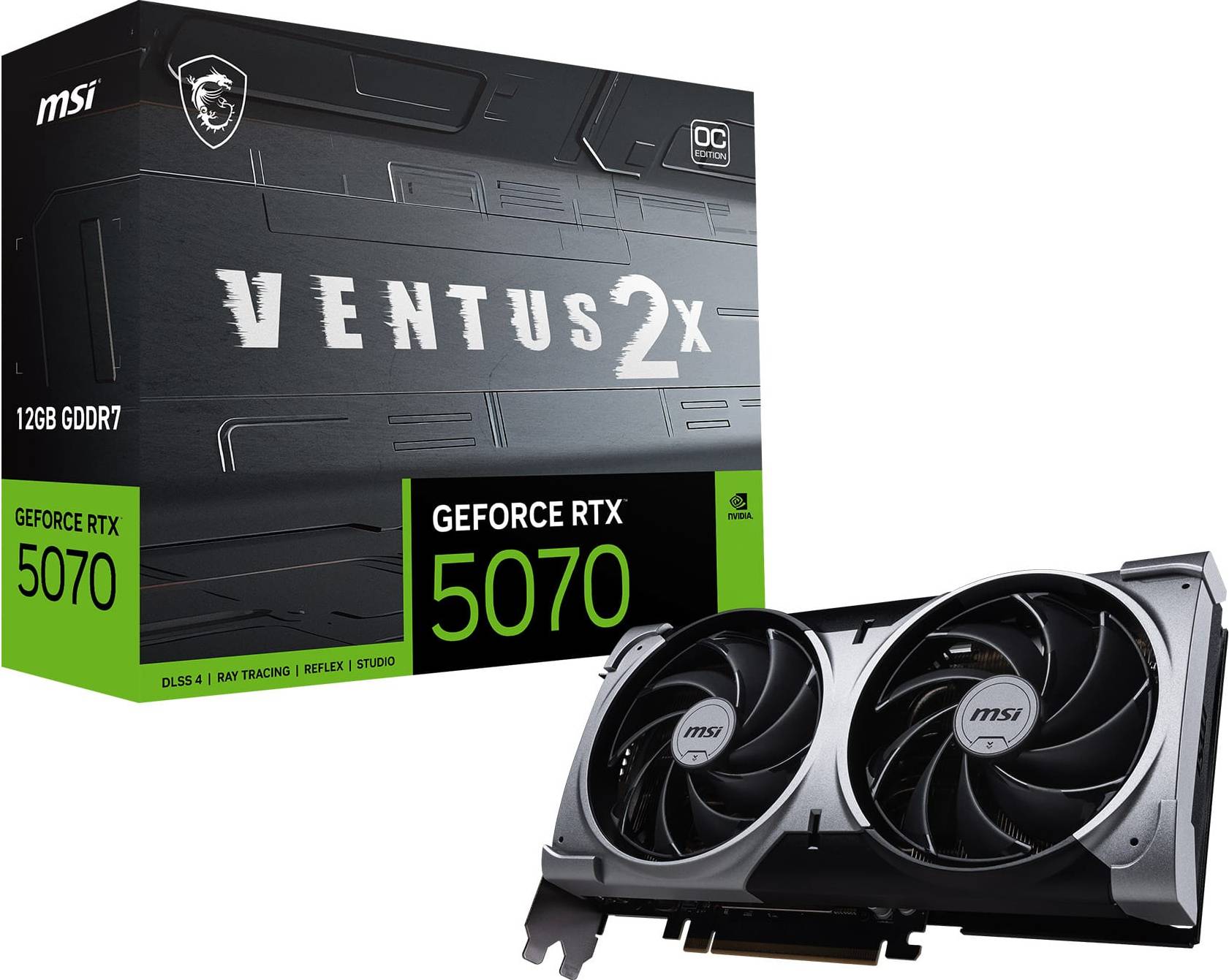 MSI Look Ventus 2x Rtx 5070 Graphics Card