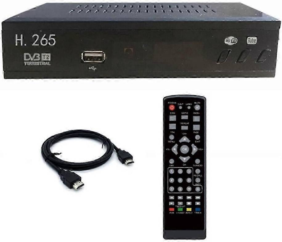 Tv tuner set top box DVB-T2 HEVC Digital TV Tuner USB Receiver Set