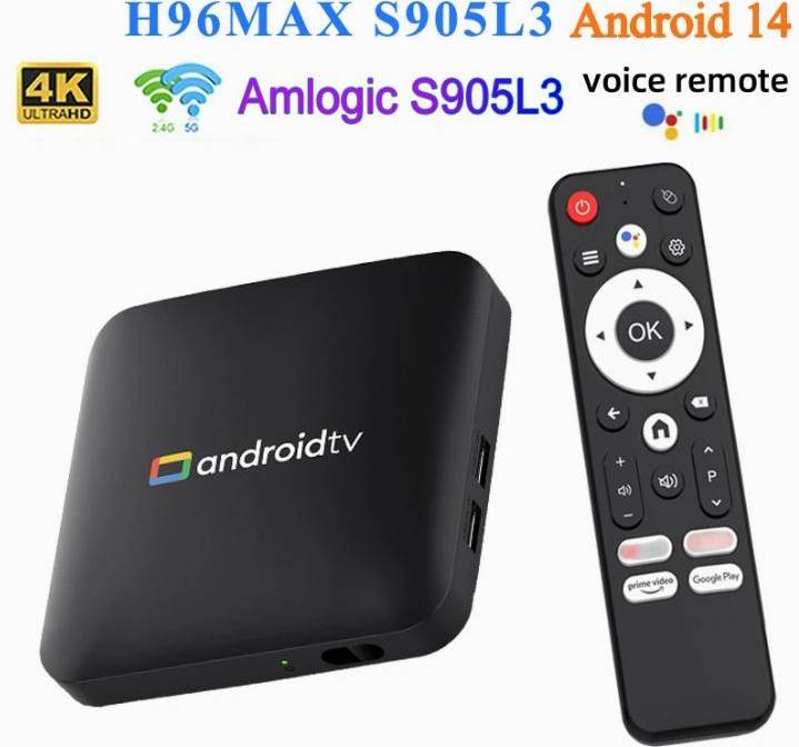 Smart tv box Exlene Smart TV Box H96 MAX Android 14 Android 14 Android 14 Android 14 TV