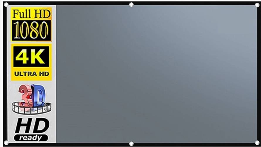 Projector Screen 16 9 Gray Optical Coating