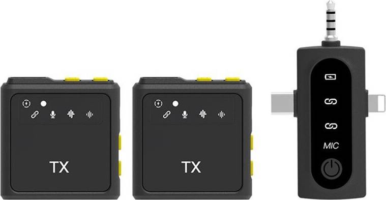 Microfono Lavalier Wireless 2 In 1