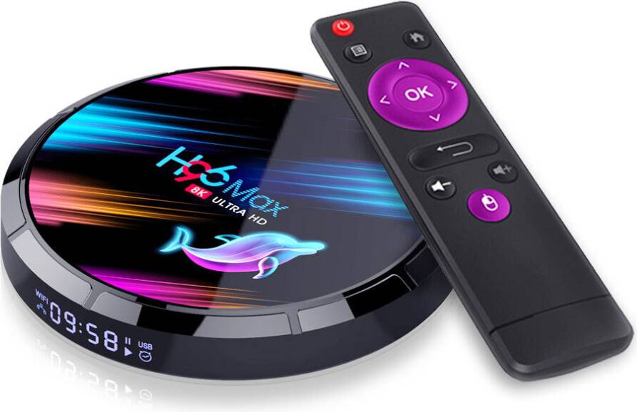 64-Bit Quad Core Round Android Set Up Box
