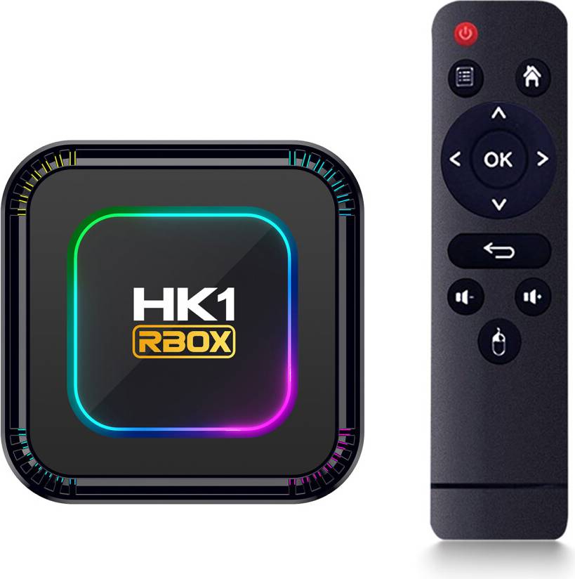 HK1 RBOX K8 Android 13 TV Box RK3528 4K 8K WiFi6 BT5.0 RGB Light
