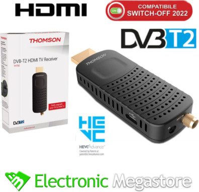 Bware Decoder Digitale Terrestre Dvb-t2 10 Bit Mini Stick