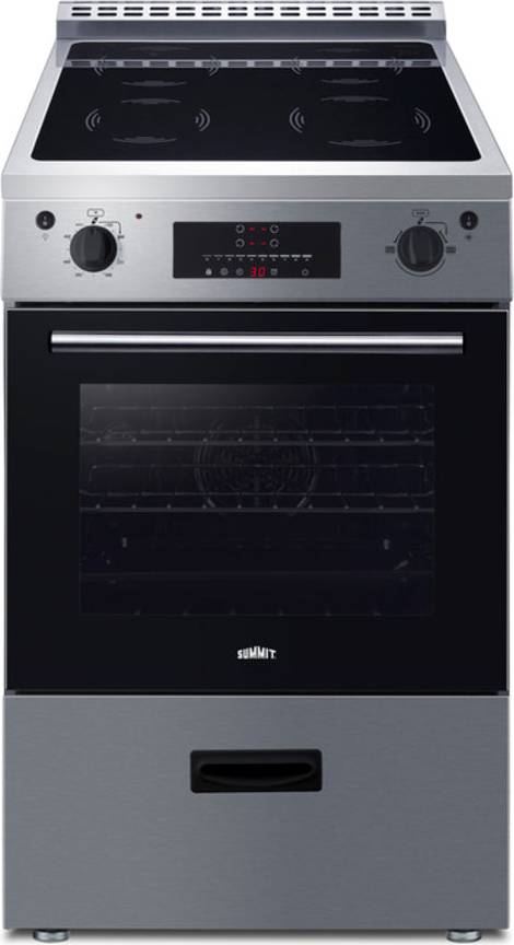 Freestanding induction cooker Summit REN24SS7 24 Inch Freestanding Induction Range